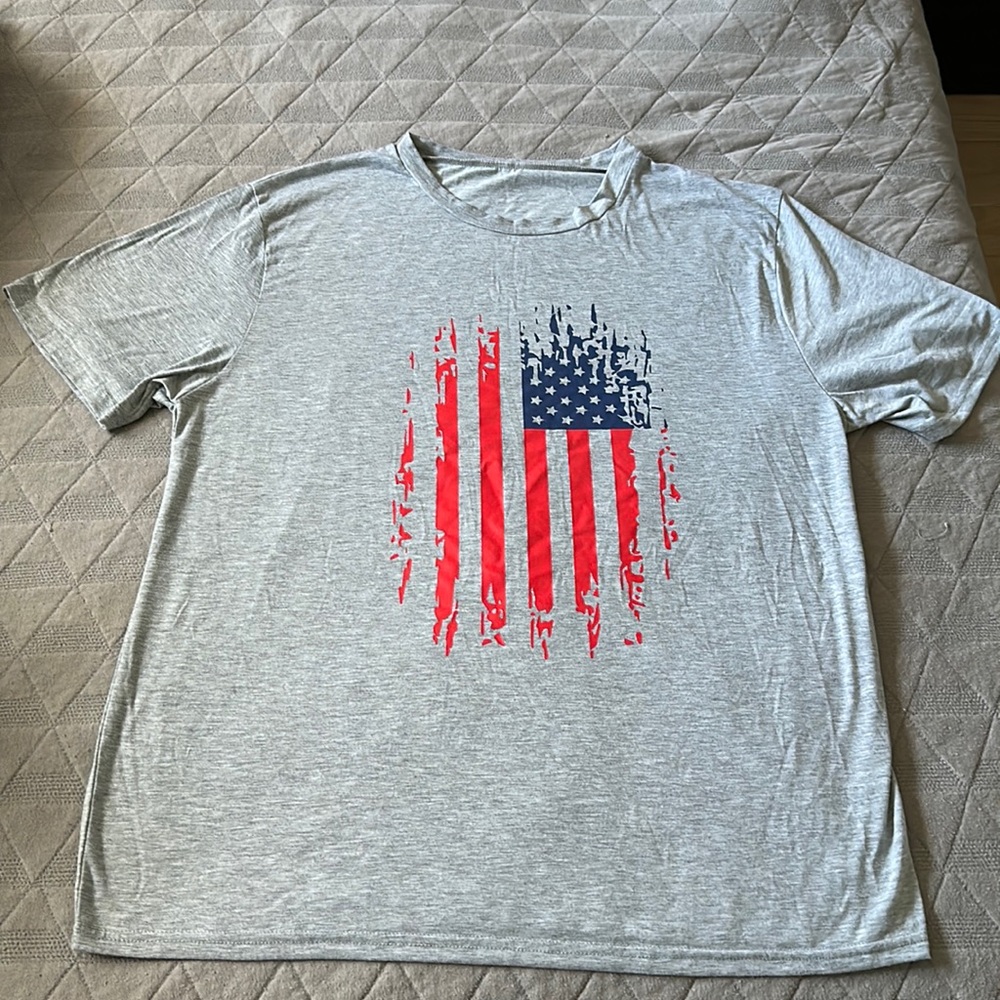 American Flag Cotton T-Shirt
